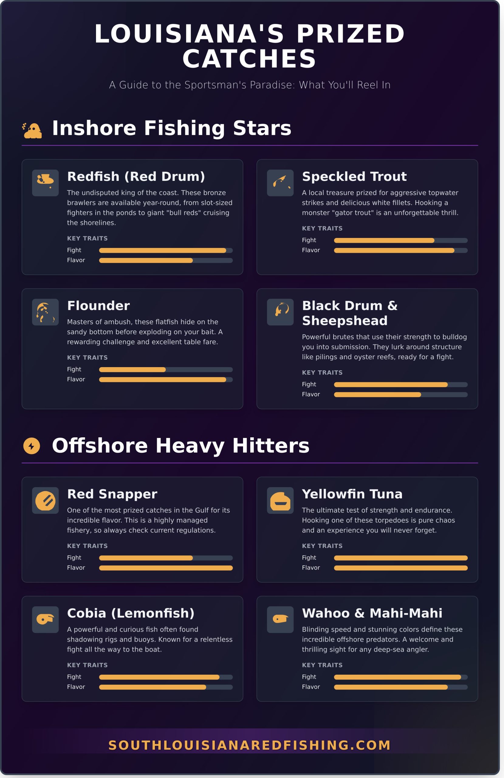 Fishing in Louisiana: The Complete Guide to a Sportsman’s Paradise - Infographic
