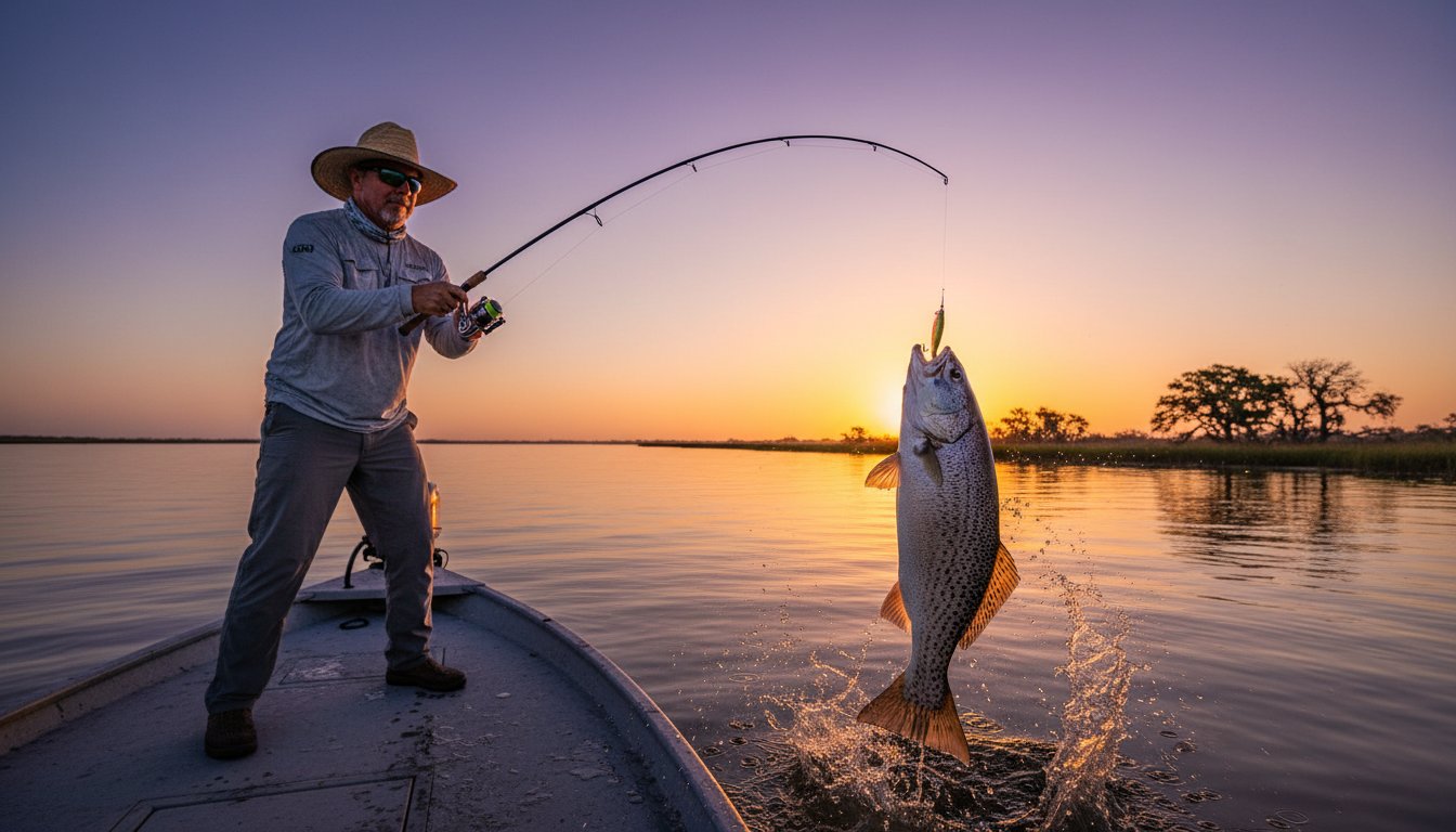 Speckled Trout Fishing Guide LA: Epic Inshore Adventures in Vermilion Bay