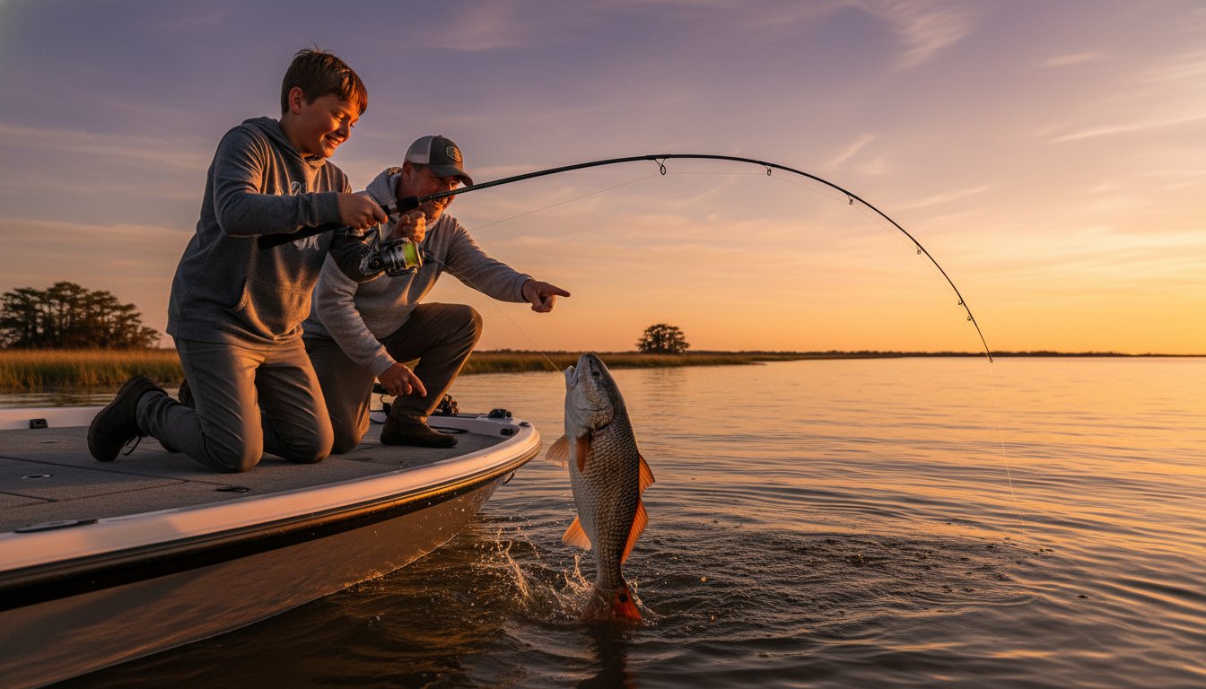 Teaching Kids to Fish: The Ultimate South Louisiana Charter Guide