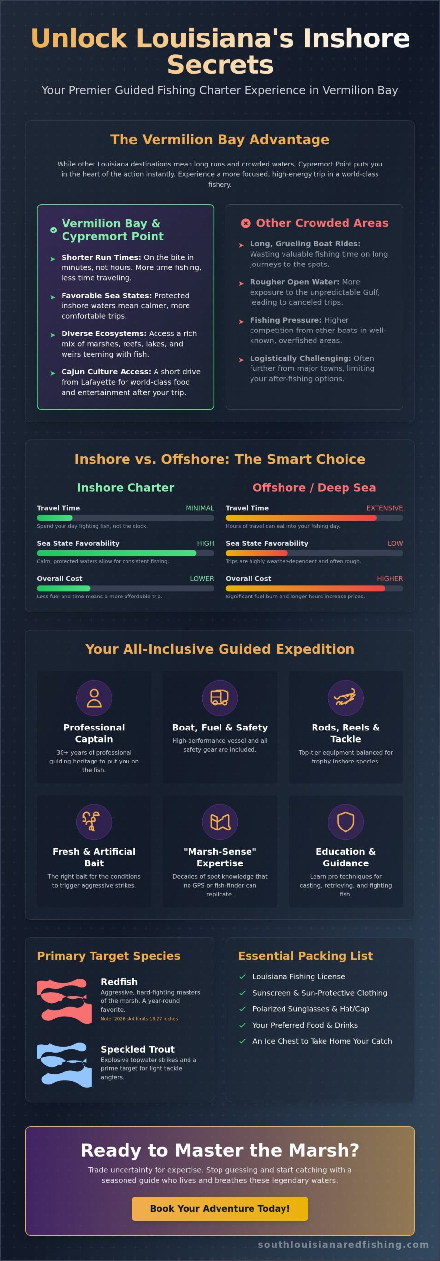 Louisiana Fishing Charter with Captain: The Ultimate Guide to Inshore Success (2026)