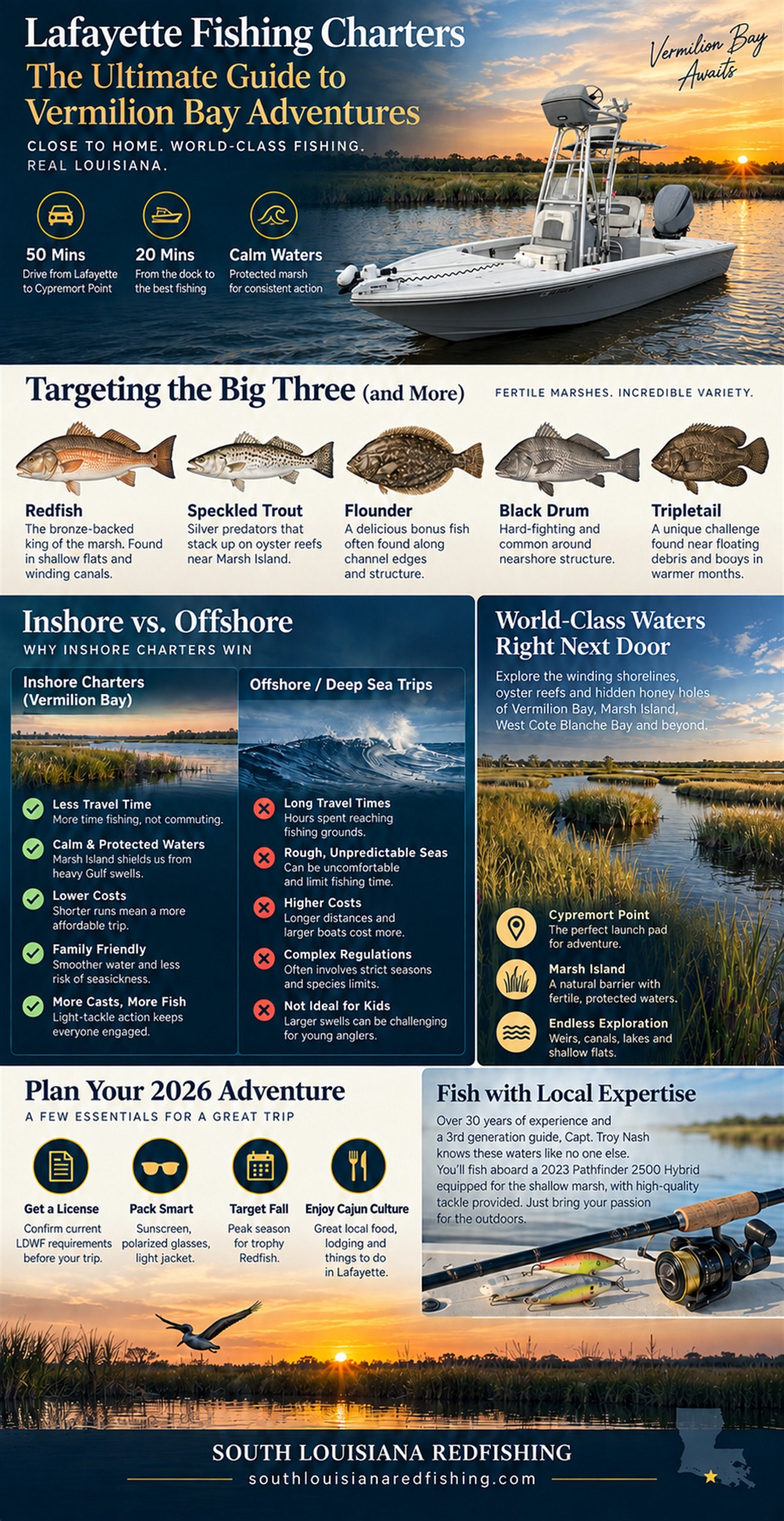 Lafayette Fishing Charters: The Ultimate Guide to Vermilion Bay Adventures