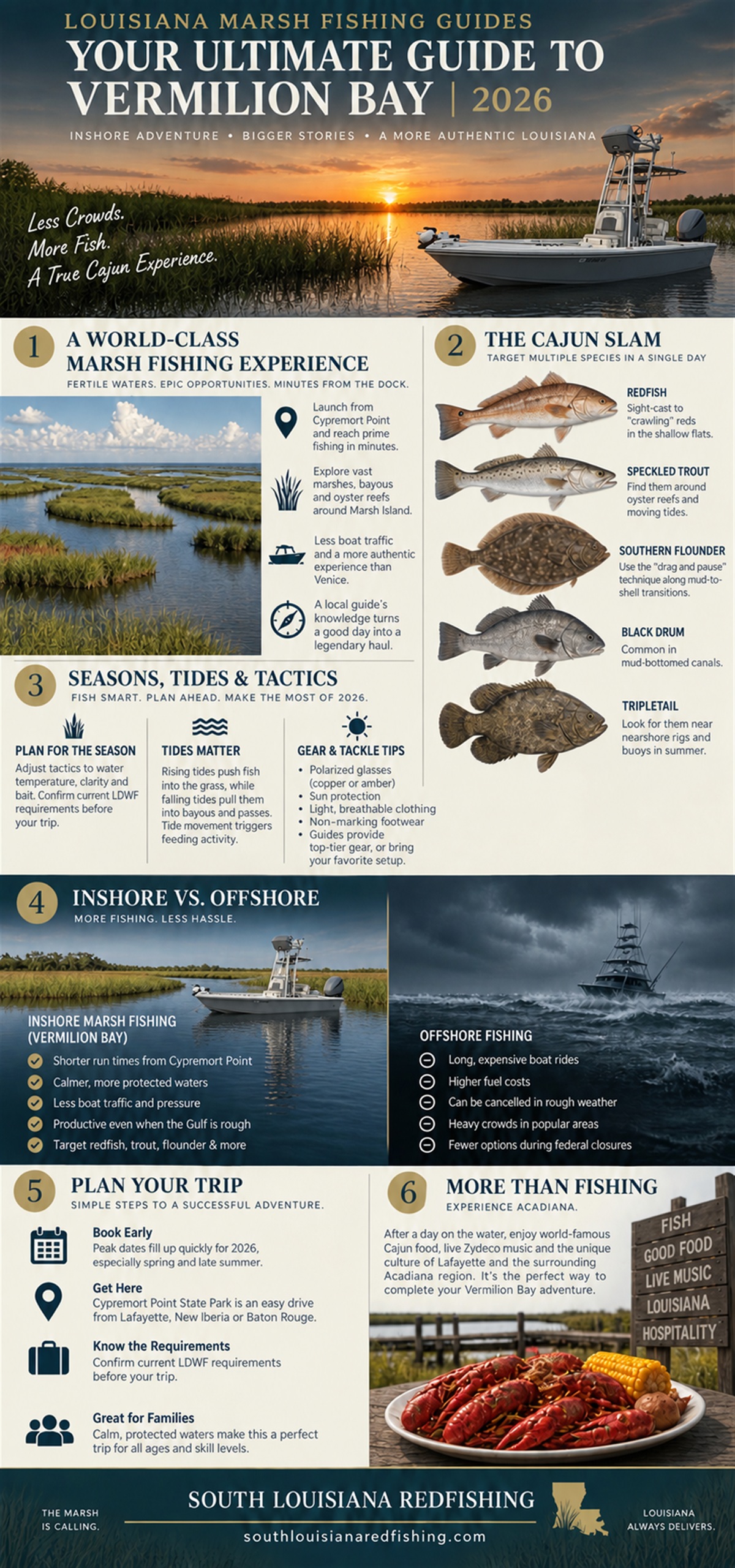Louisiana Marsh Fishing Guides: Your Ultimate Guide to Vermilion Bay (2026)