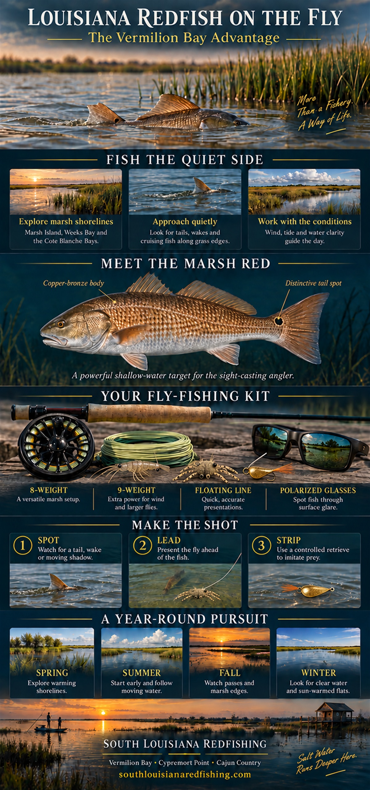 Louisiana Redfish Fly Fishing: The Vermilion Bay Masterclass